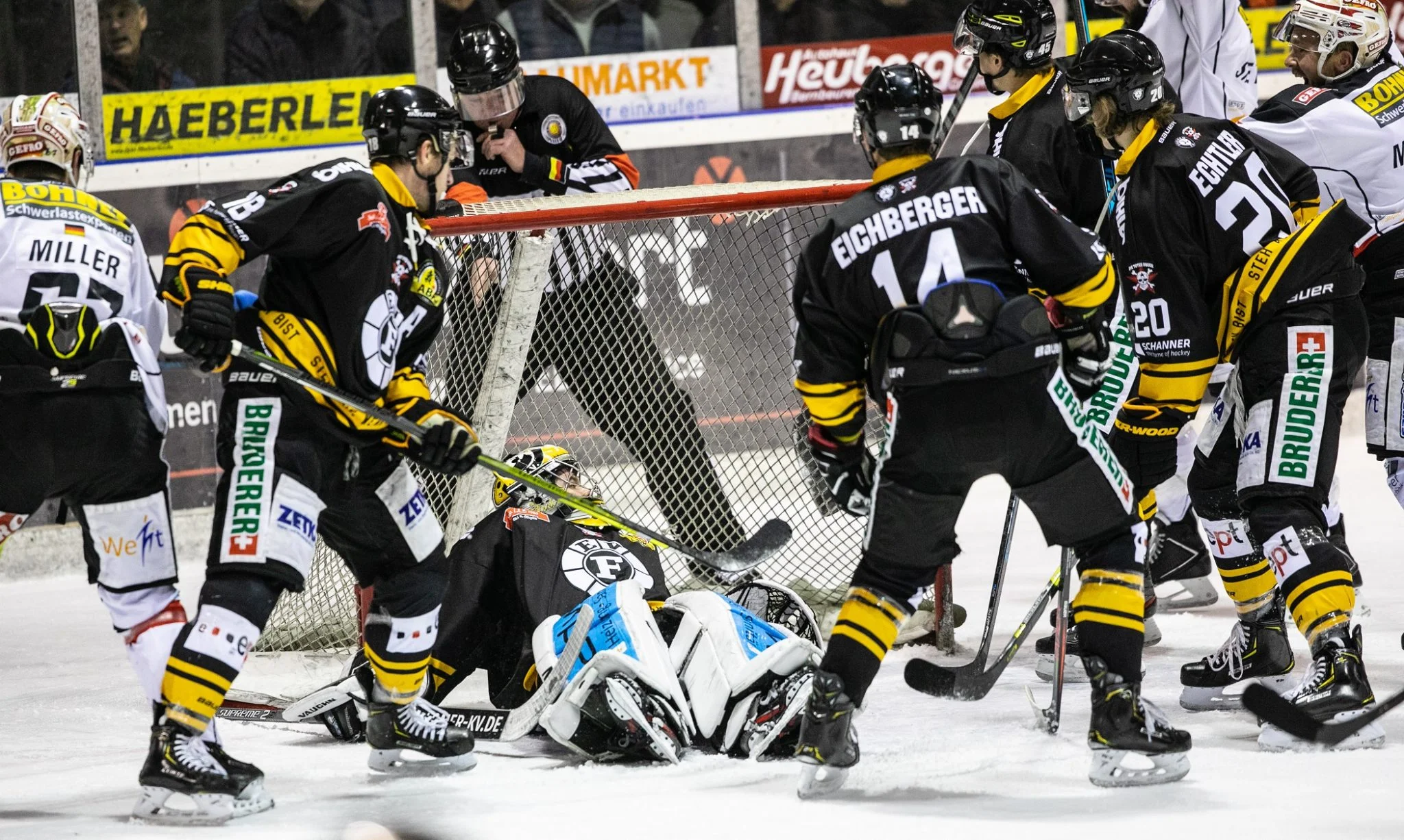 Sehenswertes Derby geht mit 7:5 an Memmingen