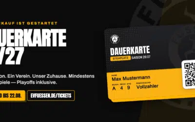 Dauerkartenverkauf für die Saison 2026/27 gestartet
